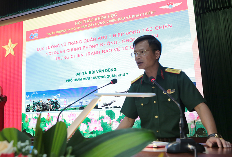 Hội thảo khoa học “Quân chủng Phòng không - Không quân 60 năm xây dựng, chiến đấu và phát triển”