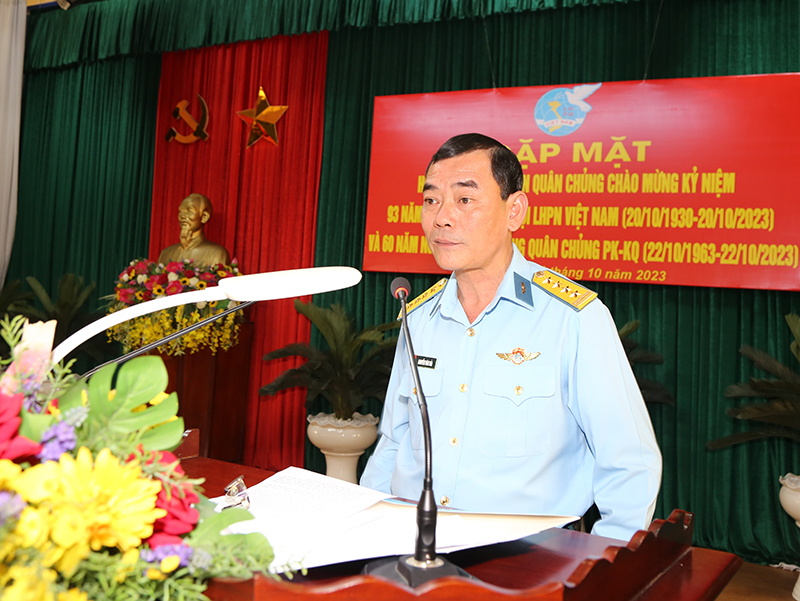 Hội phụ nữ 4 cơ quan Quân chủng gặp mặt chào mừng kỷ niệm 93 năm Ngày thành lập Hội Liên hiệp Phụ nữ Việt Nam và 60 năm Ngày truyền thông Quân chủng Phòng không - Không quân