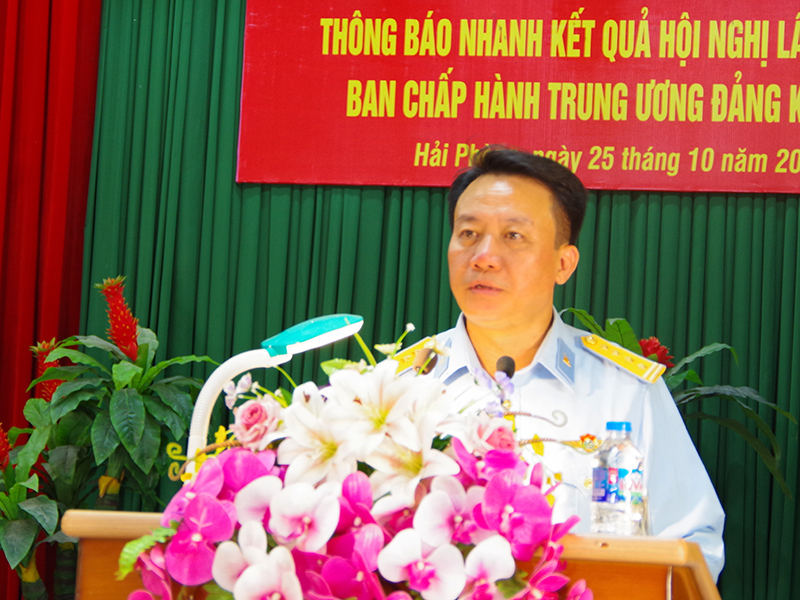 Đảng ủy Sư đoàn 363 thông báo nhanh kết quả Hội nghị Trung ương 8, khóa XIII