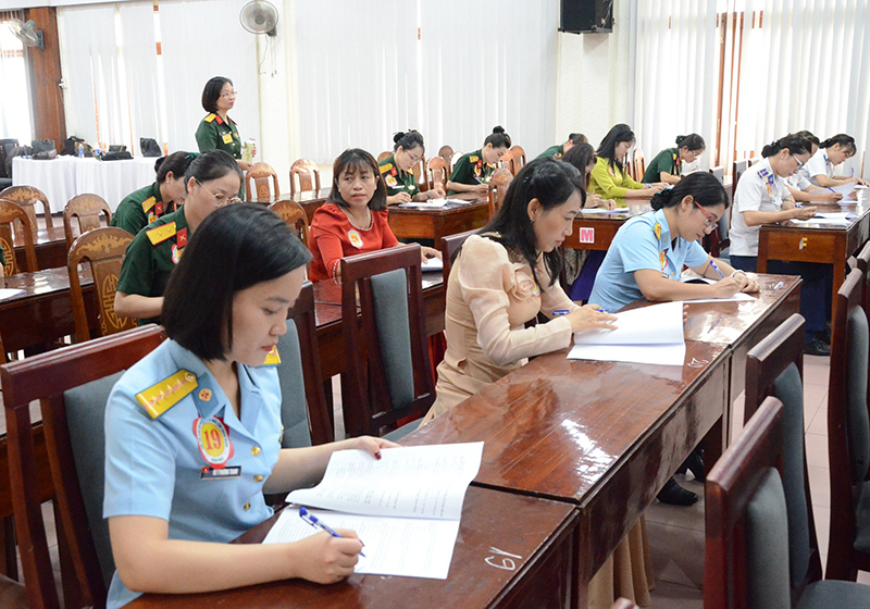 Khai mạc Hội thi cán bộ Hội phụ nữ giỏi cấp toàn quân khu vực phía Nam năm 2023