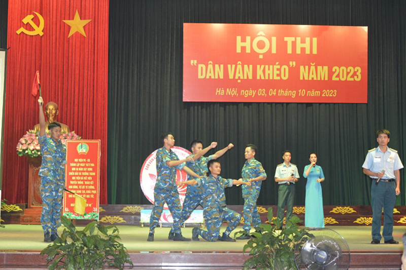 Học viện Phòng không - Không quân tổ chức Hội thi “Dân vận khéo” năm 2023