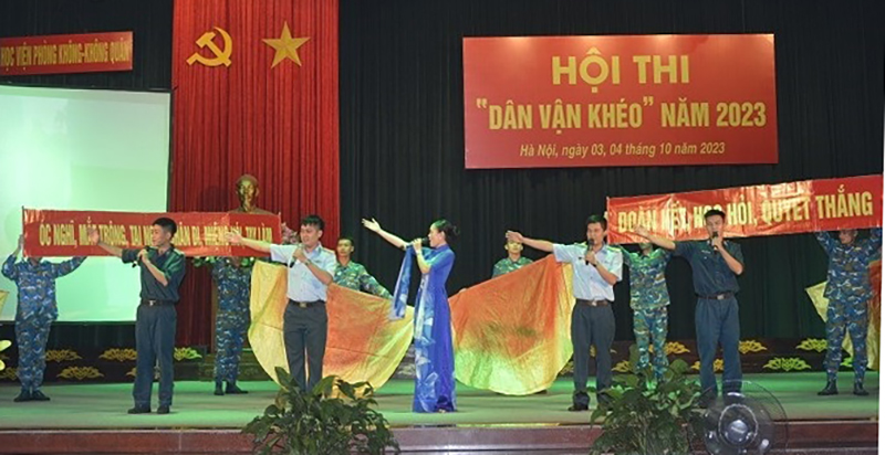 Học viện Phòng không - Không quân tổ chức Hội thi “Dân vận khéo” năm 2023