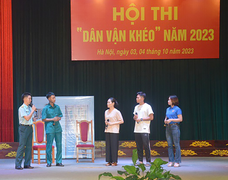 Học viện Phòng không - Không quân tổ chức Hội thi “Dân vận khéo” năm 2023