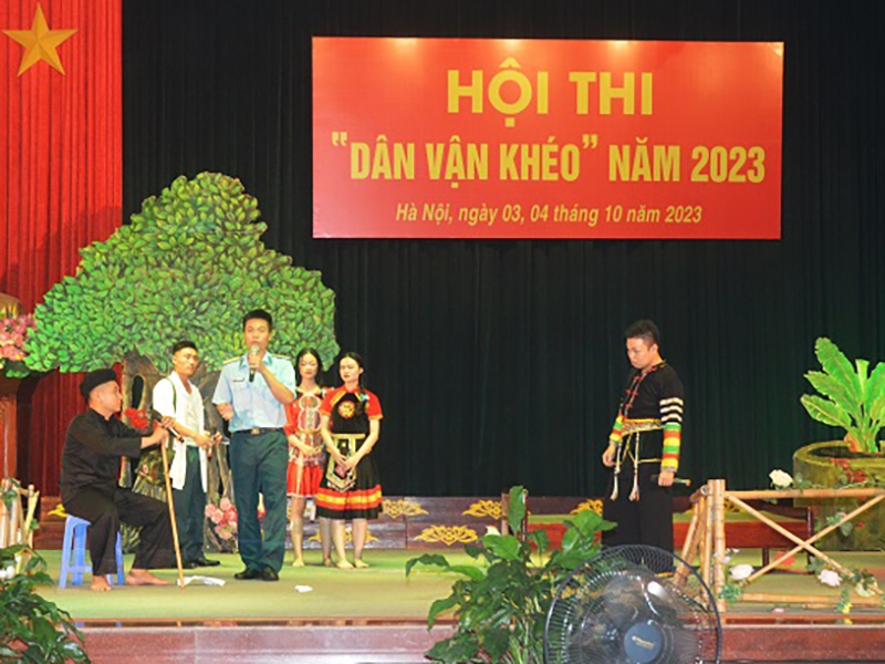 Học viện Phòng không - Không quân tổ chức Hội thi “Dân vận khéo” năm 2023