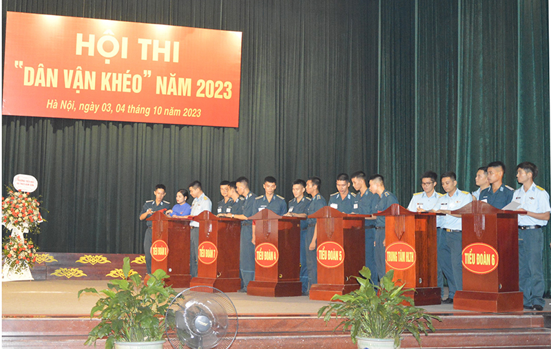 Học viện Phòng không - Không quân tổ chức Hội thi “Dân vận khéo” năm 2023