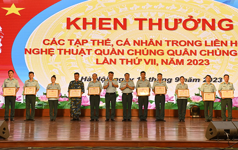 Bế mạc Liên hoan Nghệ thuật quần chúng Quân chủng PK-KQ lần thứ VII, năm 2023