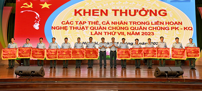 Bế mạc Liên hoan Nghệ thuật quần chúng Quân chủng PK-KQ lần thứ VII, năm 2023