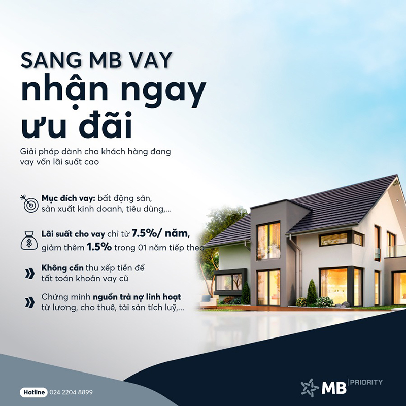 Sang MB vay, nhận ngay ưu đãi