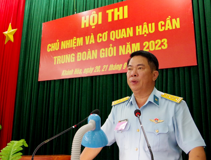 Sư đoàn 377 tổ chức Hội thi “Chủ nhiệm và cơ quan Hậu cần Trung đoàn giỏi” năm 2023