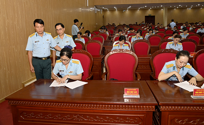 Quân chủng Phòng không - Không quân bế mạc Hội thi Cán bộ Hội phụ nữ giỏi năm 2023