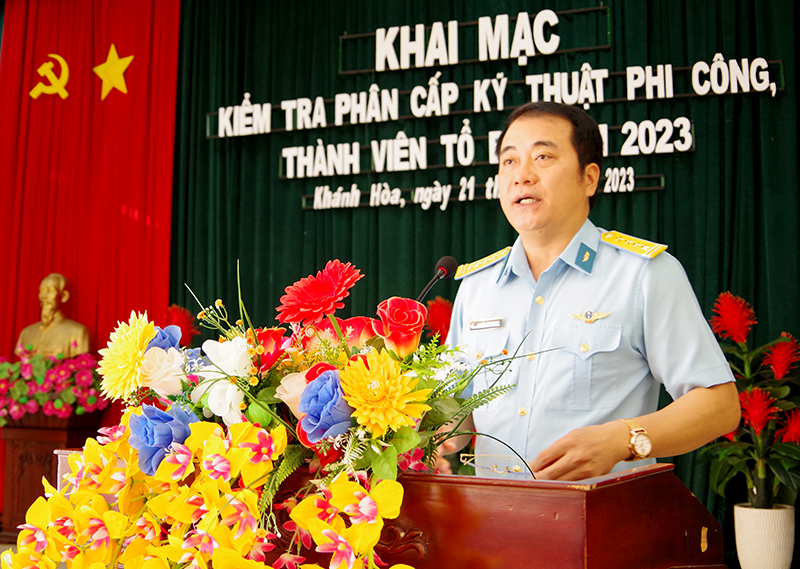 Trường Sĩ quan Không quân khai mạc kiểm tra phân cấp kỹ thuật phi công, thành viên tổ bay năm 2023 đối với Trung đoàn 920