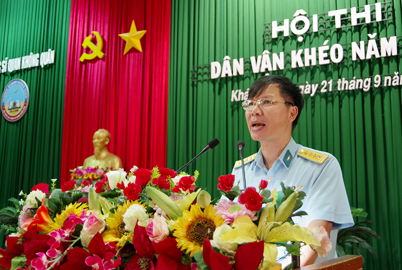 Trường Sĩ quan Không quân tổ chức Hội thi “Dân vận khéo” năm 2023