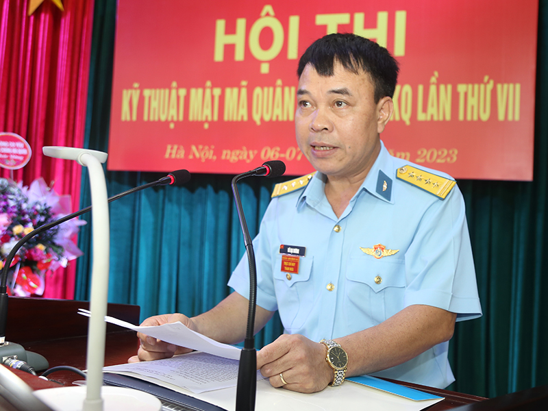 Quân chủng Phòng không - Không quân tổ chức Hội thi Kỹ thuật mật mã lần thứ VII năm 2023