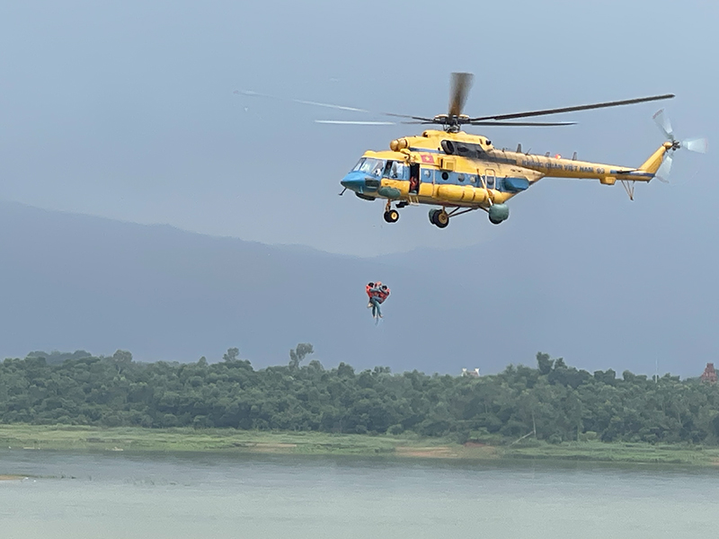 Sẵn sàng cho công tác cứu hộ, cứu nạn trong mùa mưa bão