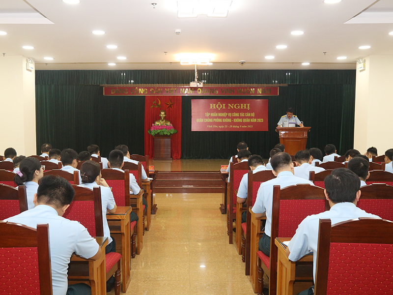 Khai mạc tập huấn nghiệp vụ công tác cán bộ Quân chủng Phòng không - Không quân năm 2023