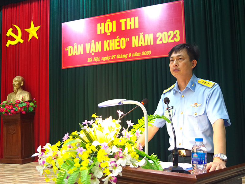 Trường Cao đẳng Kỹ thuật PK-KQ tổ chức Hội thi “Dân vận khéo” năm 2023