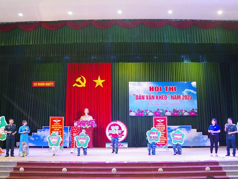 Sư đoàn 371 tổ chức Hội thi “Dân vận khéo” năm 2023