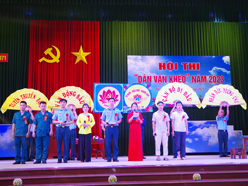 Sư đoàn 371 tổ chức Hội thi “Dân vận khéo” năm 2023
