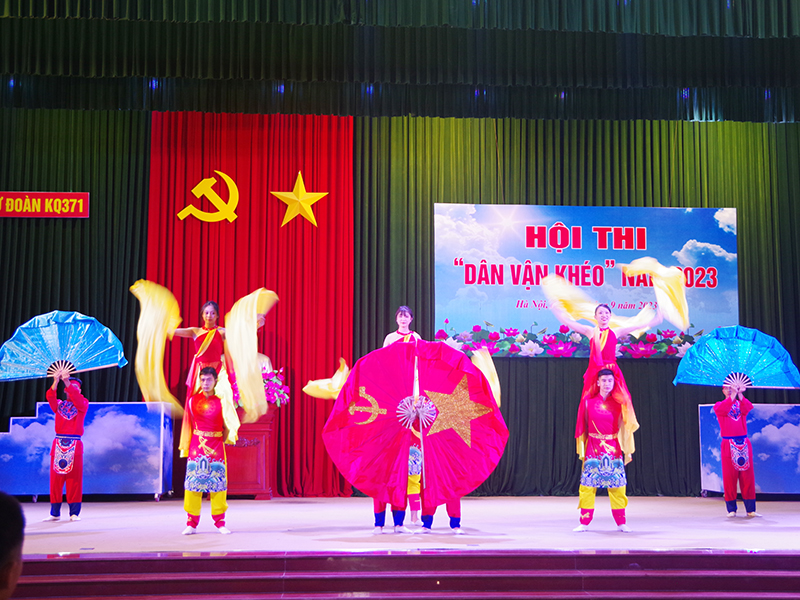 Sư đoàn 371 tổ chức Hội thi “Dân vận khéo” năm 2023
