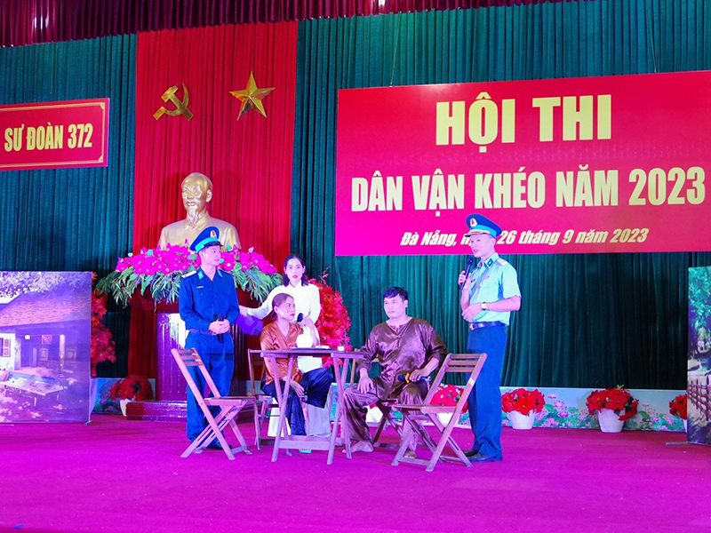 Sư đoàn 372 tổ chức Hội thi “Dân vận khéo” năm 2023