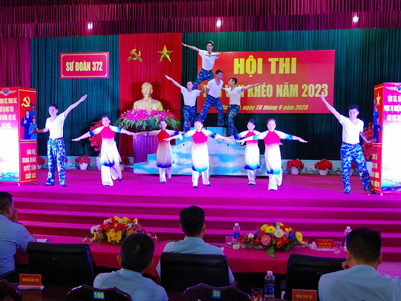 Sư đoàn 372 tổ chức Hội thi “Dân vận khéo” năm 2023