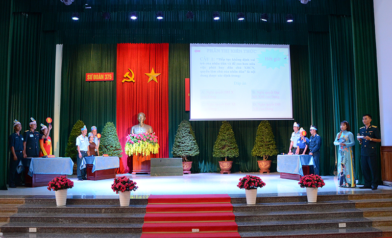 Sư đoàn 375 tổ chức Hội thi “Dân vận khéo” năm 2023