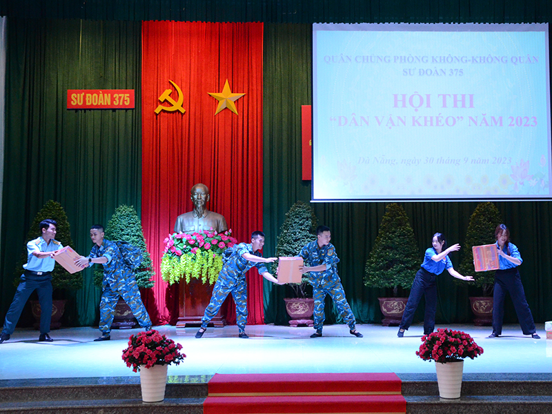 Sư đoàn 375 tổ chức Hội thi “Dân vận khéo” năm 2023