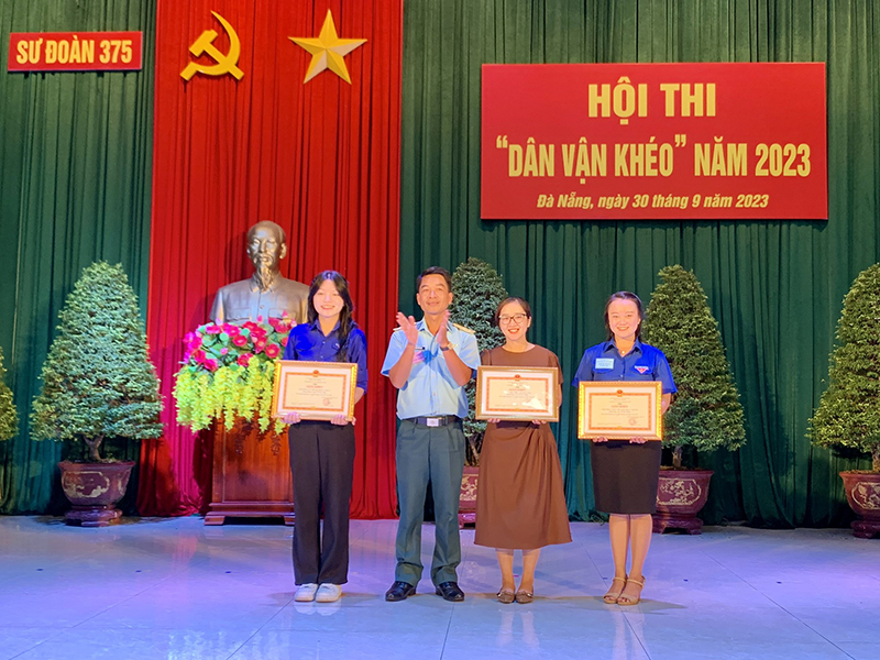 Sư đoàn 375 tổ chức Hội thi “Dân vận khéo” năm 2023