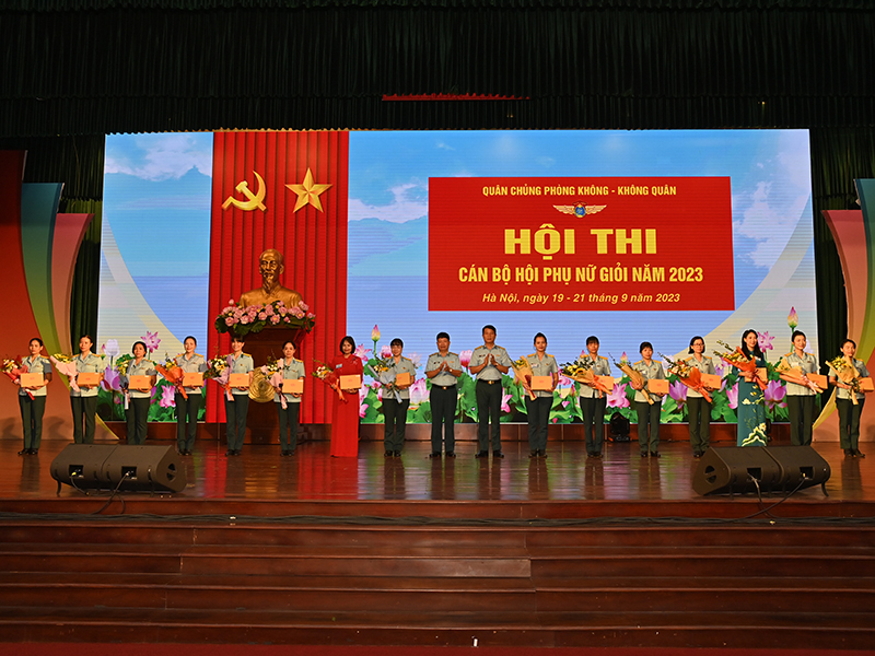 Quân chủng Phòng không - Không quân khai mạc Hội thi Cán bộ Hội Phụ nữ giỏi năm 2023