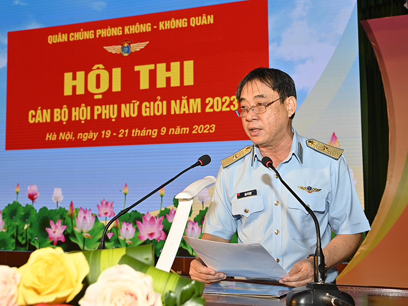Quân chủng Phòng không - Không quân khai mạc Hội thi Cán bộ Hội Phụ nữ giỏi năm 2023