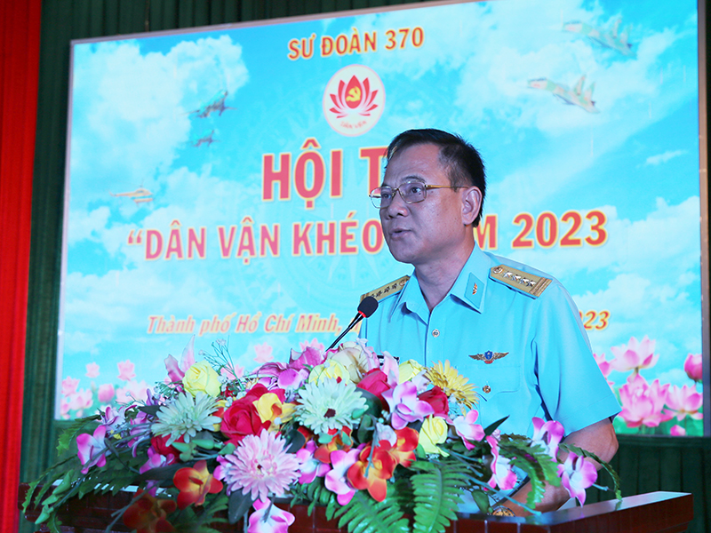 Sư đoàn 370 tổ chức Hội thi “Dân vận khéo” năm 2023