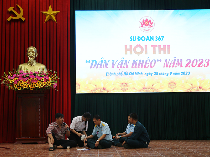 Sư đoàn 367 tổ chức Hội thi “Dân vận khéo” năm 2023