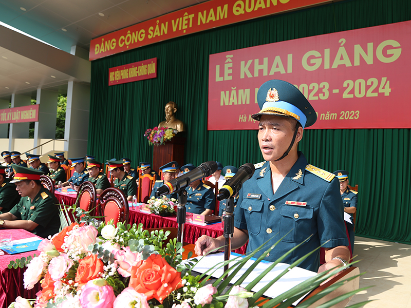 Học viện Phòng không-Không quân khai giảng năm học 2023-2024