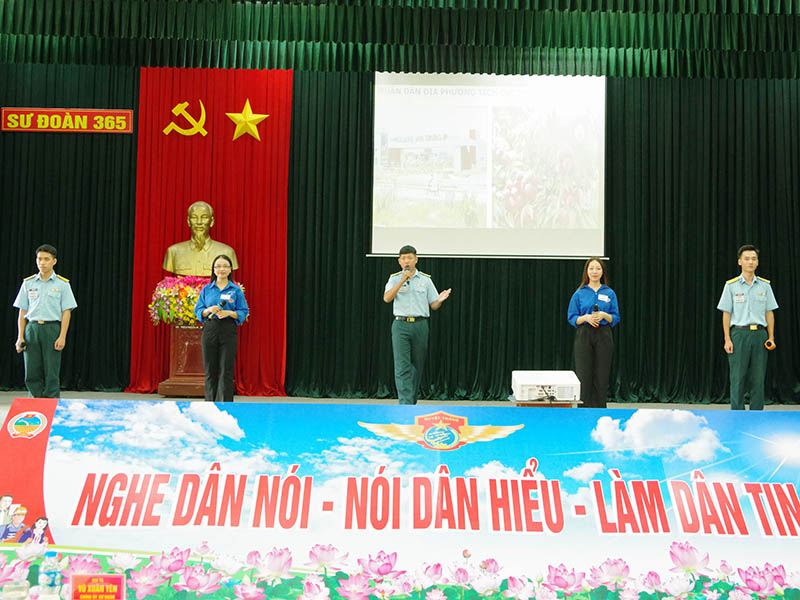Sư đoàn 365 tổ chức Hội thi “Dân vận khéo” năm 2023