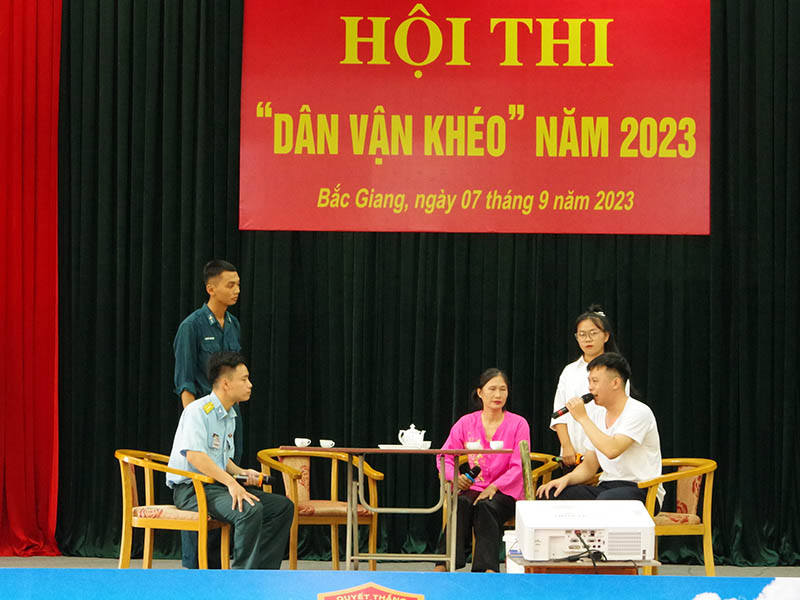 Sư đoàn 365 tổ chức Hội thi “Dân vận khéo” năm 2023