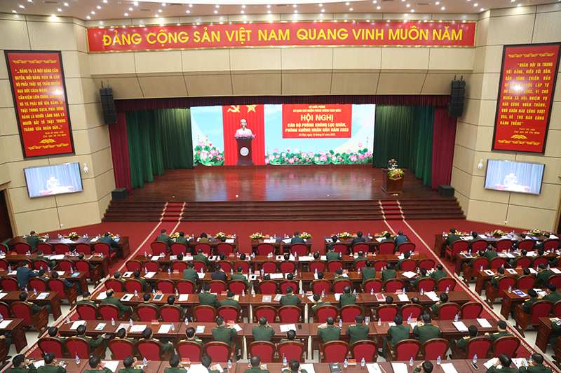 Hội nghị cán bộ phòng không lục quân, phòng không nhân dân năm 2023