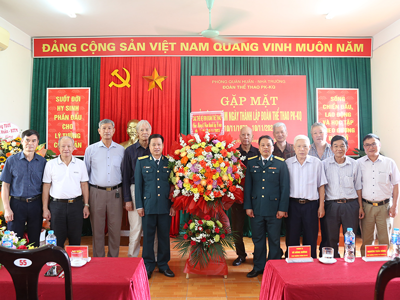 Đoàn Thể thao Phòng không - Không quân tổ chức Gặp mặt kỷ niệm 45 năm Ngày thành lập (10-11-1978/10-11-2023)