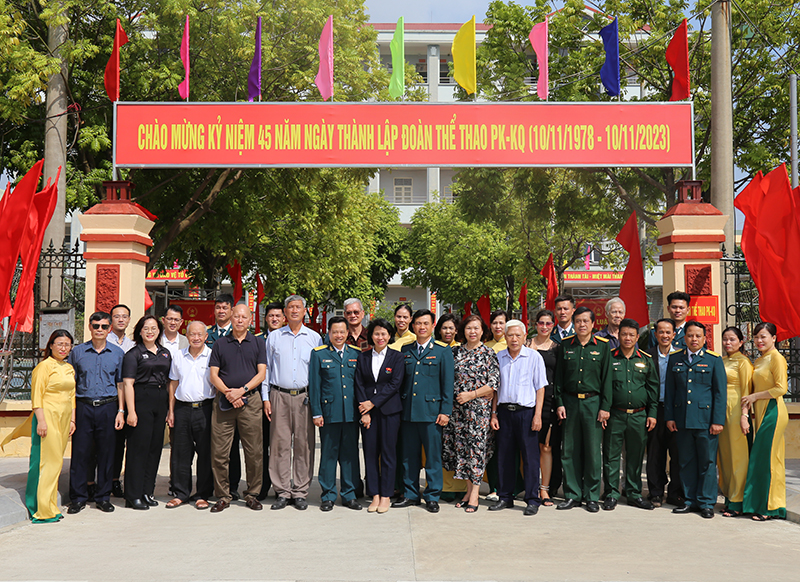 Đoàn Thể thao Phòng không - Không quân tổ chức Gặp mặt kỷ niệm 45 năm Ngày thành lập (10-11-1978/10-11-2023)