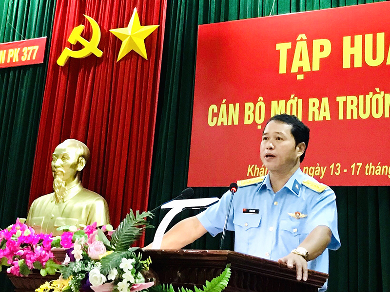 Sư đoàn 377 tập huấn cán bộ mới ra trường năm 2023