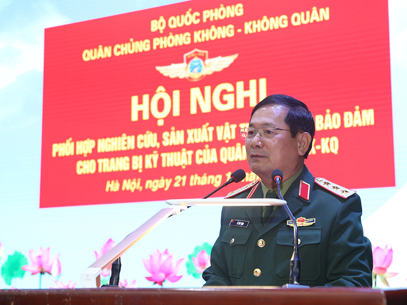 Hội nghị phối hợp nghiên cứu, sản xuất vật tư kỹ thuật bảo đảm cho trang bị kỹ thuật của Quân chủng PK-KQ
