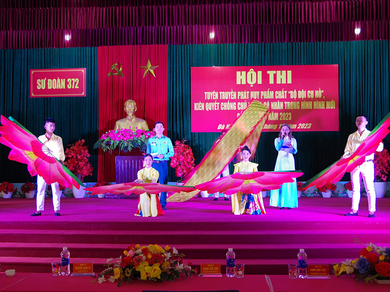 Sư đoàn 372 tổ chức Hội thi tuyên truyền về phát huy phẩm chất “Bộ đội Cụ Hồ”, kiên quyết chống chủ nghĩa cá nhân trong tình hình mới