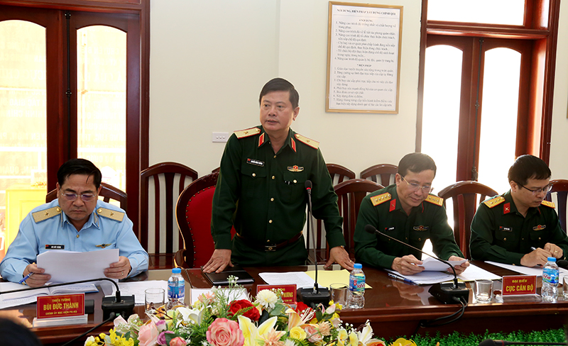 Cục Cán bộ, Tổng cục Chính trị nắm tình hình công tác đào tạo, bồi dưỡng cán bộ ở nước ngoài năm 2023 của Quân chủng PK-KQ