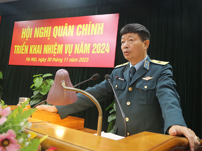Cục Chính trị Quân chủng Phòng không - Không quân tổ chức Hội nghị quân chính triển khai nhiệm vụ năm 2024