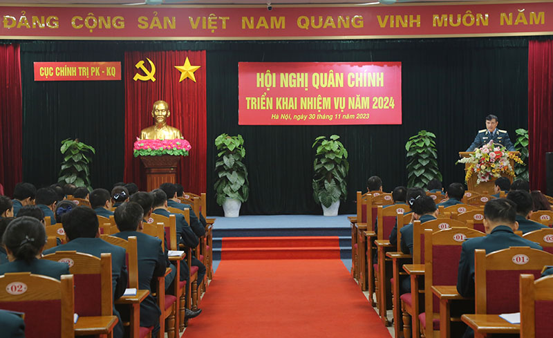 Cục Chính trị Quân chủng Phòng không - Không quân tổ chức Hội nghị quân chính triển khai nhiệm vụ năm 2024