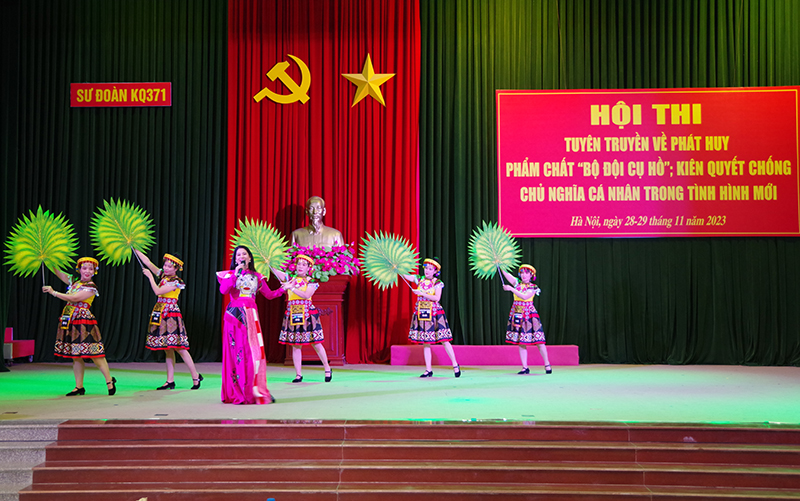 Sư đoàn 371 tổ chức Hội thi tuyên truyền phát huy phẩm chất “Bộ đội Cụ Hồ”, kiên quyết chống chủ nghĩa cá nhân trong tình hình mới