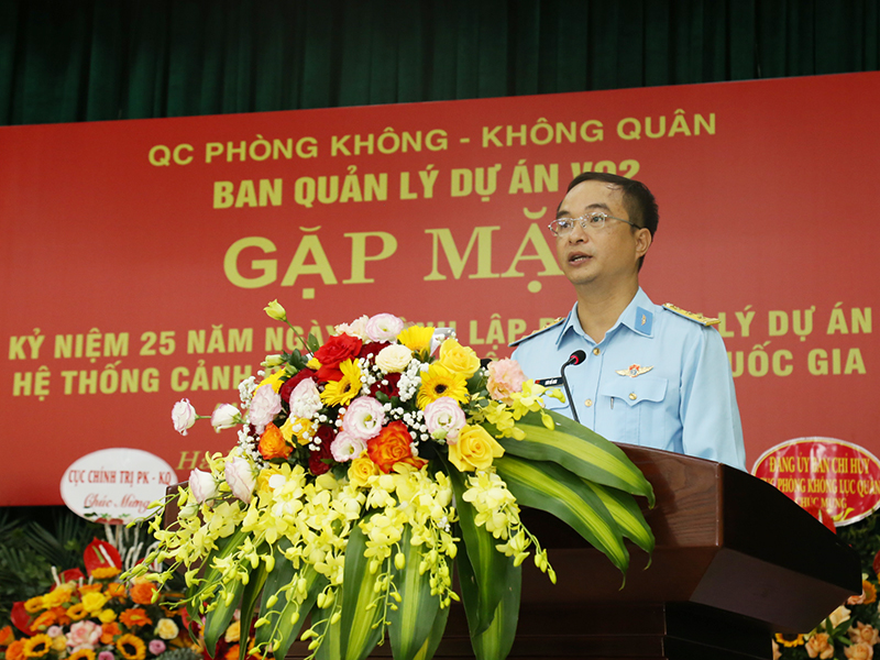 Gặp mặt kỷ niệm 25 năm Ngày thành lập Ban Quản lý Dự án Hệ thống cảnh giới và bảo vệ vùng trời Quốc gia