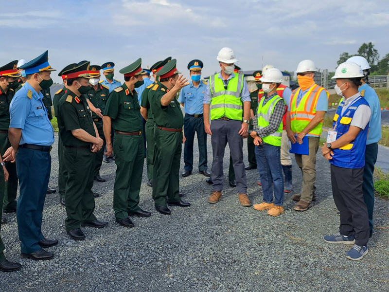 Bộ Quốc phòng kiểm tra tiến độ thực hiện Dự án xử lý dioxin tại Sân bay Biên Hòa