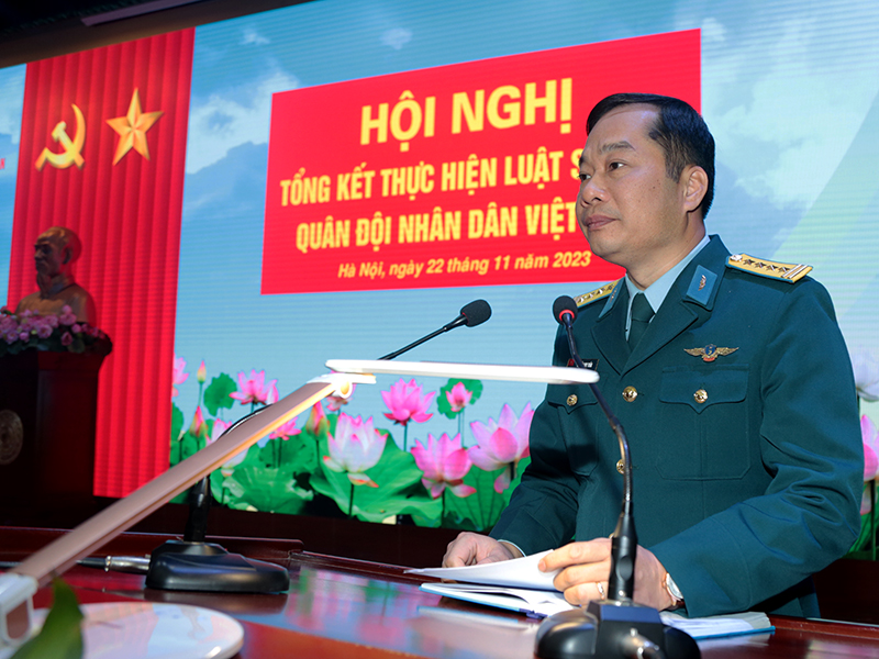 Quân chủng Phòng không - Không quân tổng kết thực hiện Luật Sĩ quan Quân đội nhân dân Việt Nam