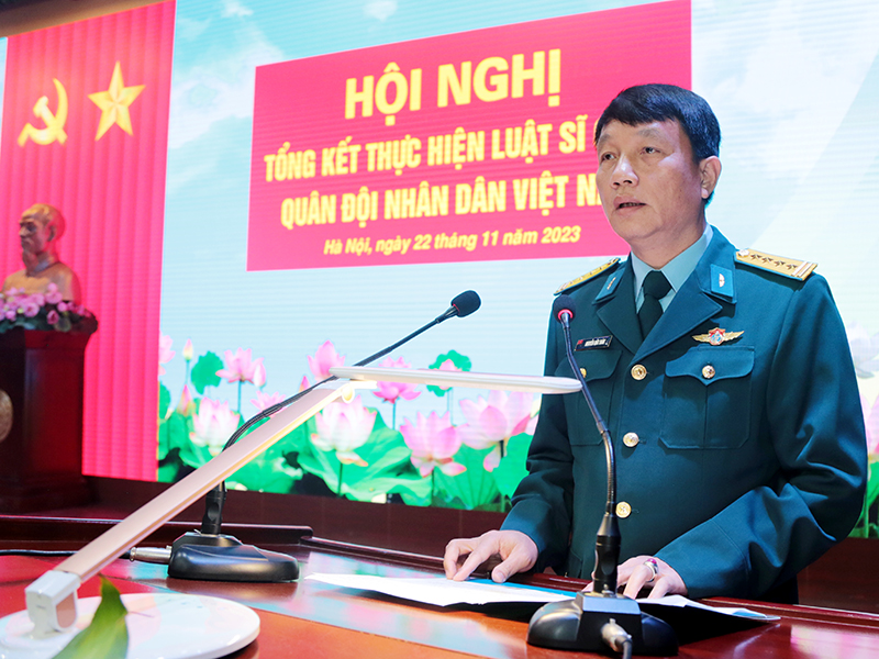 Quân chủng Phòng không - Không quân tổng kết thực hiện Luật Sĩ quan Quân đội nhân dân Việt Nam