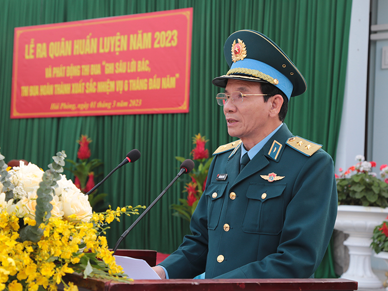 Các đơn vị trong Quân chủng Phòng không - Không quân ra quân huấn luyện năm 2023